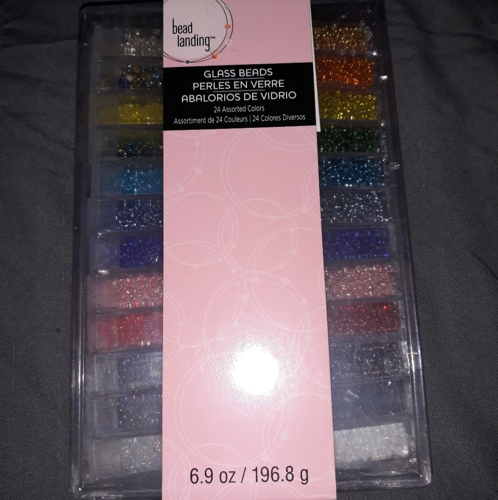 Waist bead glass beads